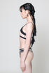 WEST Light Half Moon Cut-Out Mesh G-String